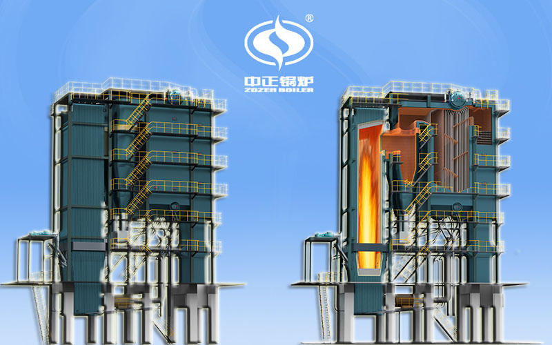 SHX系列循環(huán)流化床蒸汽鍋爐